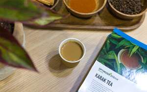 Karak tea with Optimizer stevia