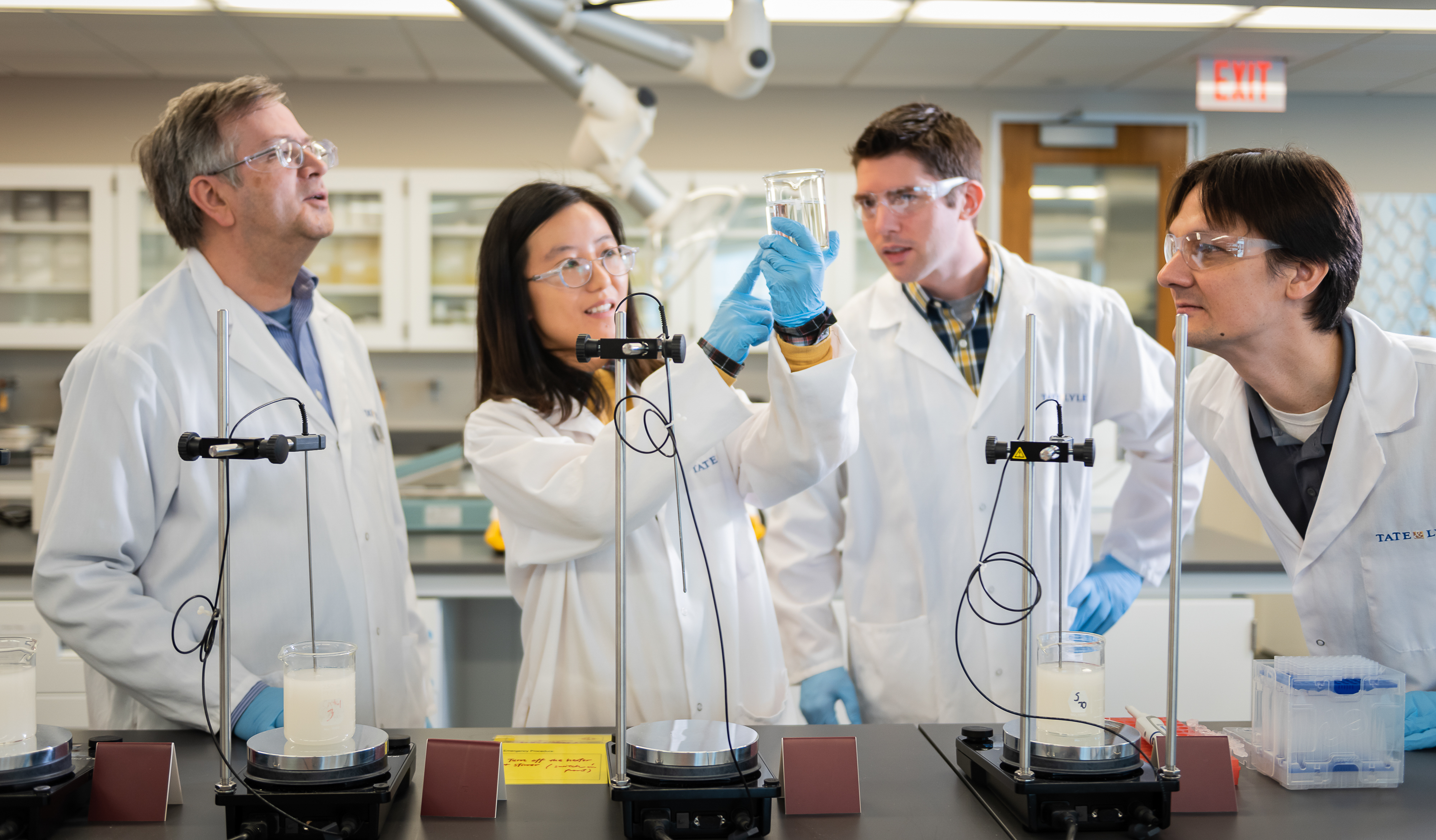 Tate & Lyle colleagues in Hoffman Estates lab