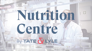 Nutrition Centre logo over a father and child in supermarket