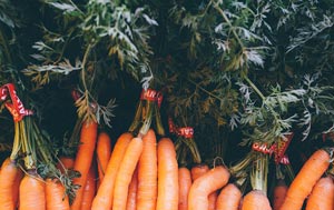 Carrots are low in FODMAPs