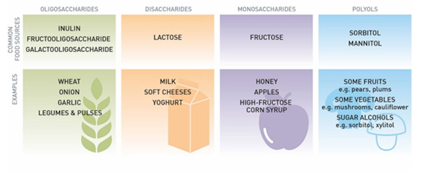 Food containing FODMAPs