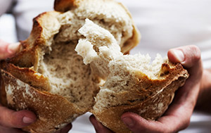 Fibre-enriched bread loaf