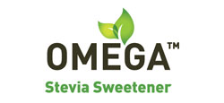Omega stevia sweetener logo