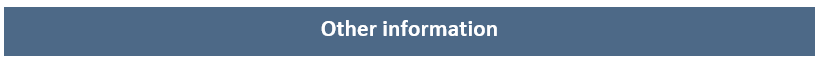 Other information