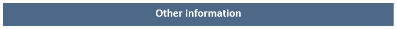 Other information bar