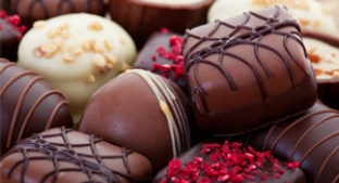 Assorted low-sugar chocolates