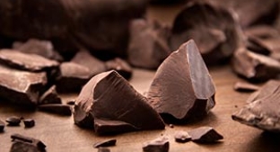 Chunks of chocolate