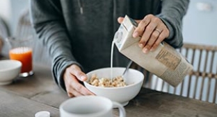 Dairy alternatives in cereal and beverages