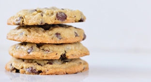 A stack of cookies containing starches