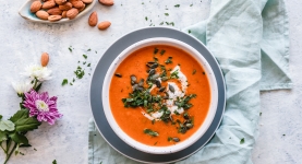 red tomato soup