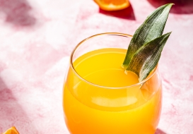 Fibre fortified fruit juice drink