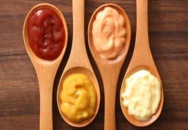 Low-fat and long-lasting sauces and condiments 