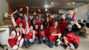 Employee community volunteering sctivity at Tate & Lyle Brazil
